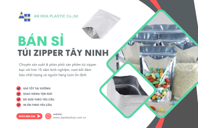 Bán sỉ túi zipper bạc Tây Ninh
