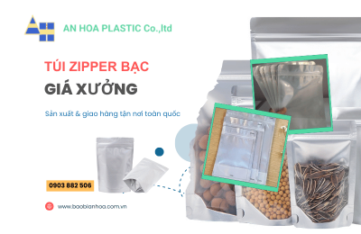 Bán sỉ túi zipper bạc Vũng Tàu