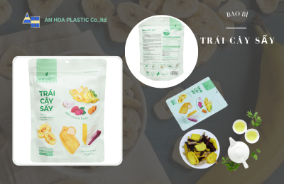 Sản xuất bao bì đựng trái cây sấy