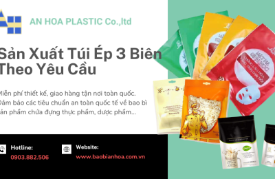 Sản xuất túi ép 3 biên giá rẻ