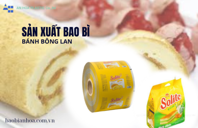 Sản xuất bao bì bánh bông lan
