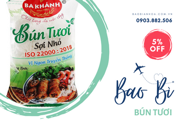 Sản xuất bao bì bún tươi