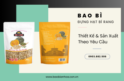 Sản xuất bao bì đựng hạt bí rang
