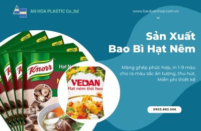 Sản xuất bao bì hạt nêm 