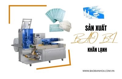 Sản xuất bao bì khăn lạnh