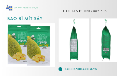 Sản xuất bao bì mít sấy