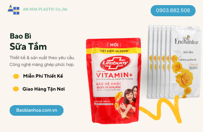 Sản xuất bao bì sữa tắm