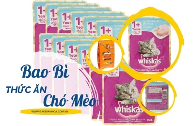 Sản xuất bao bì thức ăn chó mèo