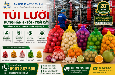 Bán sỉ túi lưới đựng hành, tỏi, trái cây Tiền Giang