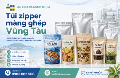 Bán sỉ túi zipper màng ghép Vũng Tàu