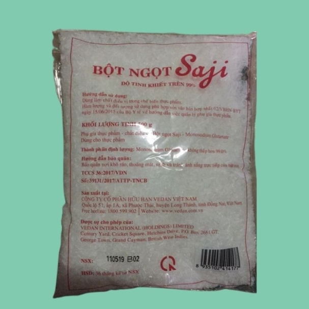 Bao Bì Bột Ngọt Saji