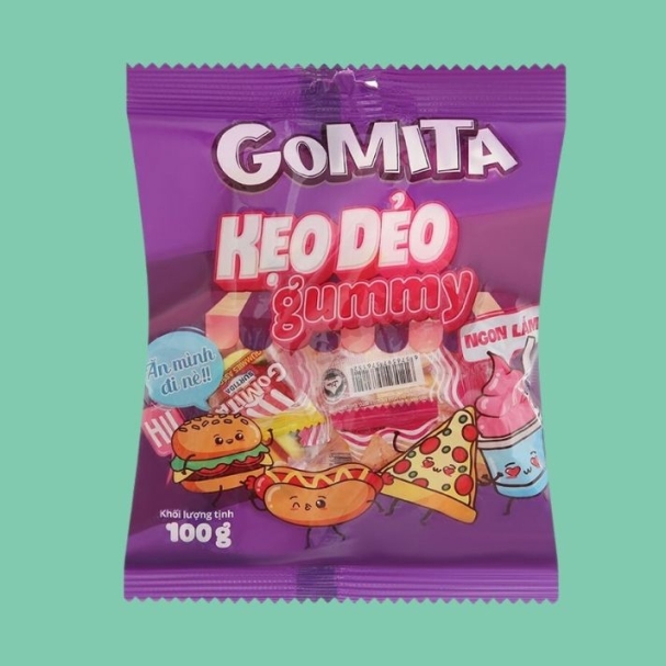 Bao Bì Kẹo Dẽo Gomita 100g