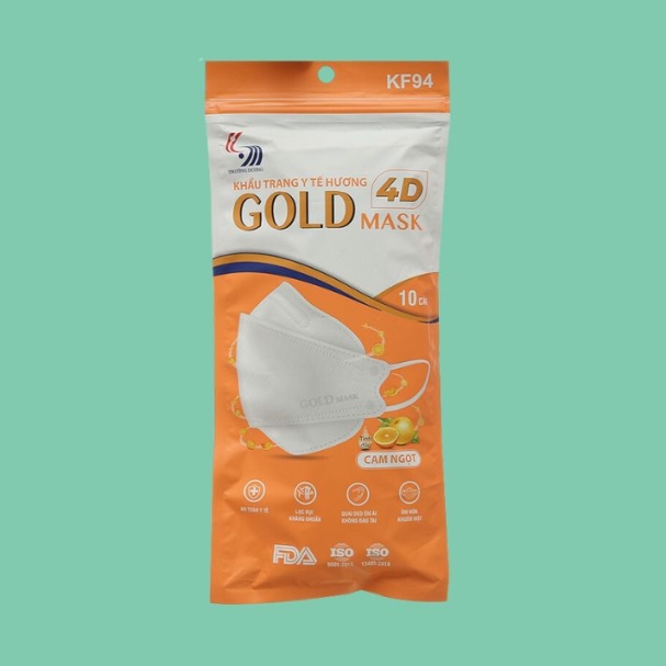 Bao bì khẩu trang y tế Hương Gold