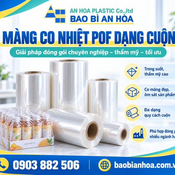 Màng co nhiệt POF dạng cuộn