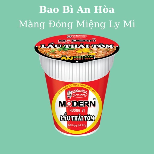 Màng ép miệng ly - tô mì